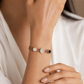 Vervit Rose Gold Minimal Disc Bracelet for Women – Anti-Tarnish 316L Stainless Steel