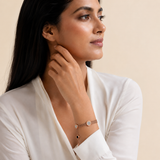 Vervit Rose Gold Minimal Disc Bracelet for Women – Anti-Tarnish 316L Stainless Steel