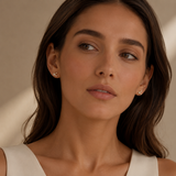 Gold Bow Stud Earrings for Festive & Evening Luxury | VERVIT
