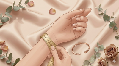 How to measure bangle size
